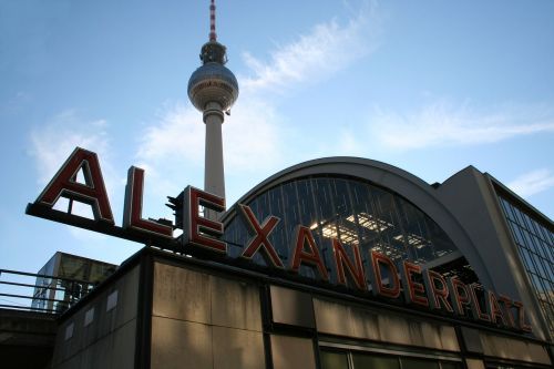 Alexander Platz, Berlynas, Traukinių Stotis, Romantika, Tv Bokštas, Šešėlis