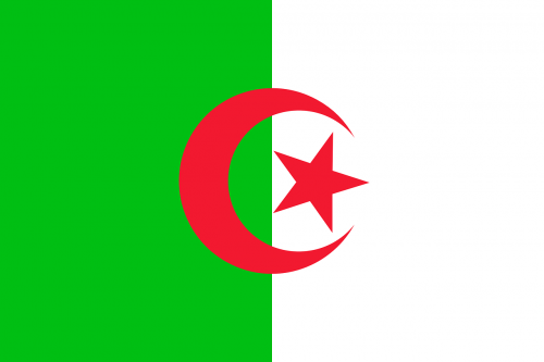 Algeria, Vėliava, Nacionalinis, Šalis, Simbolis, Tauta, Afrika, Nemokama Vektorinė Grafika