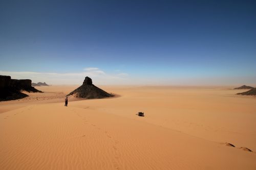 Algeria, Tassili Najjer, Sahara, Smėlis, Dykuma, Kraštovaizdis