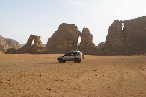 Algeria, Sahara, Dykuma, Smėlis, 4X4, Arkos