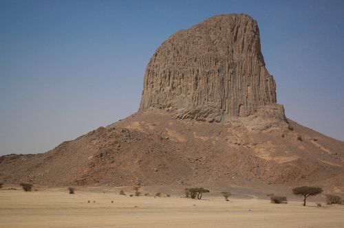 Algeria, Hoggar, Pic Laperrine, Erozija