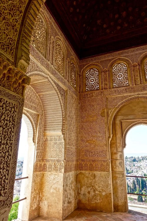 Alhambra, Arkos, Maurų, Apdaila, Tinkavimo Darbai, Ispanų, Architektūra, Pastatas, Arabiškas
