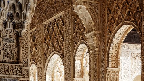 Alhambra, Pastatas, Senovinis, Granada, Ispanija, Pasaulinis Paveldas, Tvirtovė, Lankytinos Vietos, Andalūzija, Arabiškas, Pilis, Turistų Atrakcijos, Rūmai, Senas
