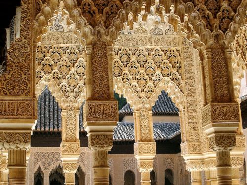 Alhambra, Granada, Rūmai, Andalūzija, Architektūra