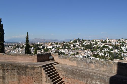 Alhambra, Ispanija, Pastatas, Granada, Siena