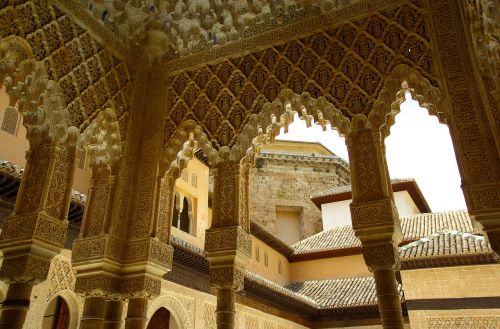 Alhambra, Granata, Andalūzija, Rūmai, Architektūra