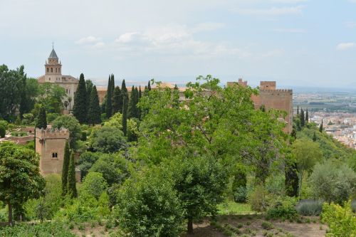 Alhambra,  Pilis,  Granada,  Ispanija,  Alcazaba