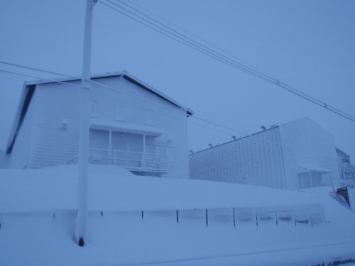 Sniegas,  Pastatai,  Mcmurdo,  Stotis,  Antarctica,  Visi Baltos Spalvos
