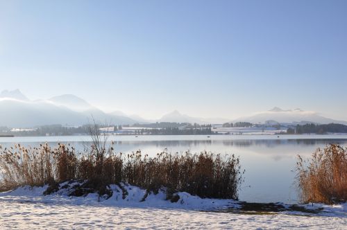 Allgäu, Ežeras, Žiema