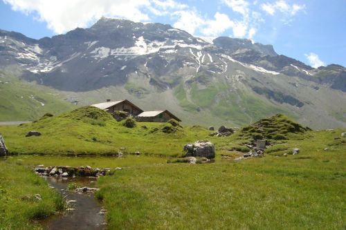 Alp, Kalnai, Šveicarija, Namelis