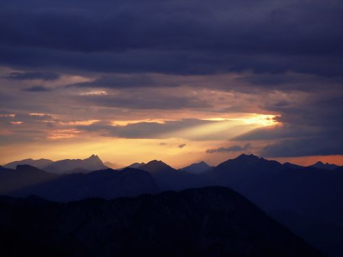 Alpių, Dangus, Debesys, Kalnai, Kalnų Peizažas, Austria, Kalnų Panorama, Allgäu, Vaizdas, Gamta, Šventė