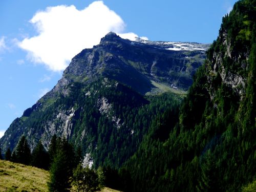 Alpių, Felber Pass, Kalnai, Kraštovaizdis, Panorama