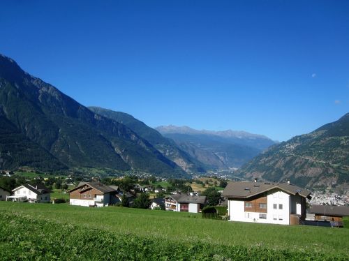 Alpių, Šveicarija, Vasara, Kalnai, Swiss Alps, Kraštovaizdis, Alp, Gamta, Panorama