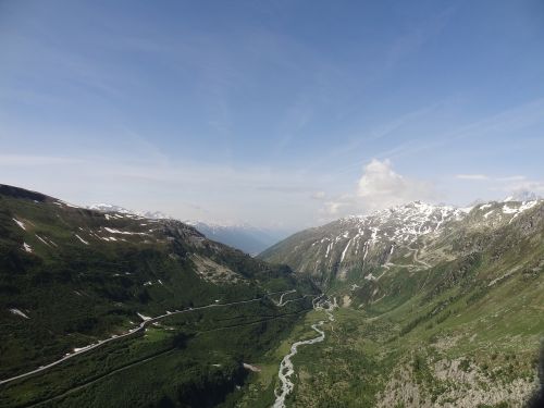 Alpių, Ciklamenas, Eiti Kelią, Grimsel, Kalnai, Kraštovaizdis, Gamta, Perspektyva