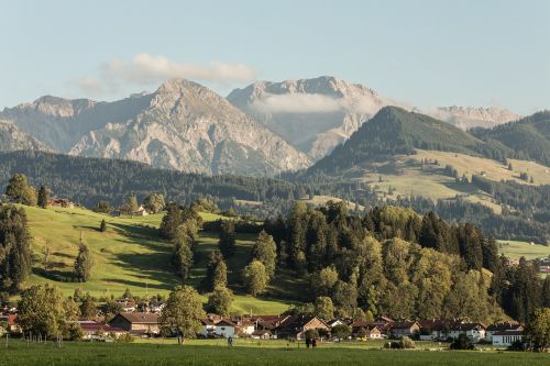 Alpių, Kalnai, Kraštovaizdis, Kalnų Peizažas, Kalnų Pieva, Allgäu, Allgäu Alpės