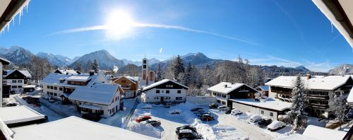 Alpės, Oberstdorf, Vokietija, Kraštovaizdis, Gamta, Turizmas, Sniegas, Europa