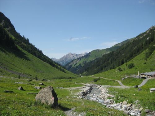 Alpės, Austria, Gamta, Vasara, Kraštovaizdis, Europa, Žalias