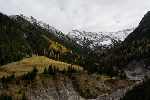 Alpės, Ruduo, Lapkritis, Kalnai, Austria