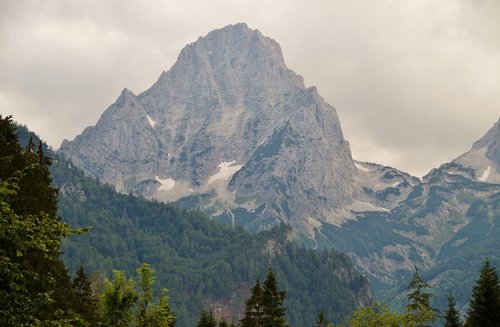 Alpės,  Austrija,  Spitzmauer,  Kalnų,  Alpine,  Kalnai,  Kraštovaizdis,  Panorama,  Vasara