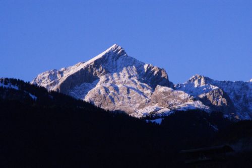 Alpspitze, Alpių, Wetterstein Kalnai, Kalnas, Aukšti Kalnai
