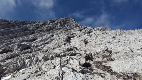 Alpspitze,  Alpinizmas,  Šiaurės Rytuose,  Rokas,  Lipti,  Alpių,  Oras Akmuo,  Kalnas,  Zugspitze Masyvas,  Ostallgäu,  Allgäu,  Kraštovaizdis
