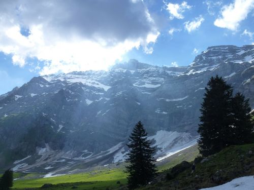 Alpstein, Kalnas, Šveicarija, Appenzell, Kalnai, Gamta, Dangus, Žygiai, Sniegas, Alpių, Oro Temperamentas, Debesys, Rokas, Swiss Alps, Säntis, Schwägalp, Alp