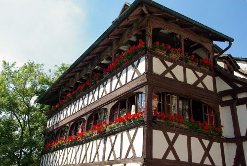 Alsace, Strasbourg, Mūrinis Namas, Viduramžių Miestas