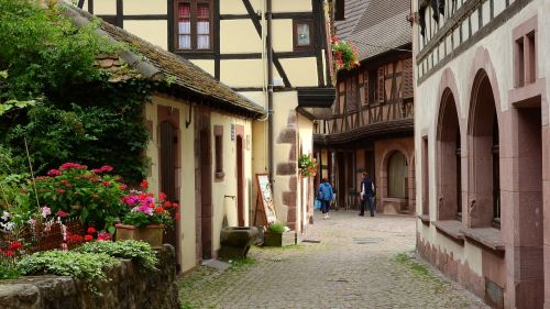 Alsace, France, Rąstinis Namas, Istoriniai Namai, Istorinis Namas