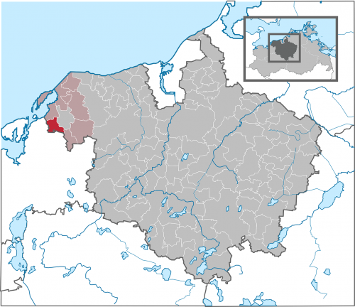 Alt Bukow, Savivaldybė, Rostock, Meklenburgas, Vorpommern, Žemėlapis, Lokatorius, Nemokama Vektorinė Grafika
