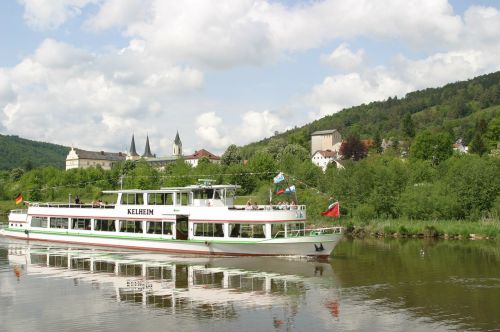 Altmühl, Kelheim, Altmühl Slėnis, Laivas, Ekskursijos Laivas, Pagrindinis Duobutės Kanalas, Altmühltal Gamtos Parkas