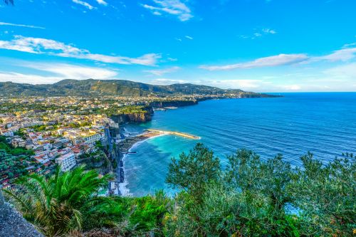 Amalfi,  Kranto,  Kranto Linija,  Italy,  Ispanų,  Miestas,  Kalnai,  Jūra,  Viduržemio Jūros,  Vaizdas,  Vista,  Amalfio Pakrantė