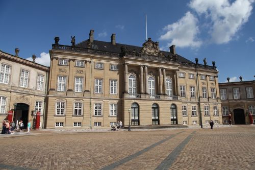 Amalienborgo Rūmai, Kopenhaga, Denmark, Turgaus Aikštė