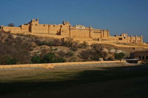 Gintaro Fortas,  Jaipur,  Architektūra,  Rūmai,  Kelionė,  Panorama,  Fiksavimo,  Be Honoraro Mokesčio