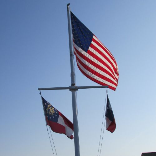 Amerikos Vėliava, Vėliava, Jūrinis, Gruzija, Usa, Simbolis, Patriotizmas, Nepriklausomumas