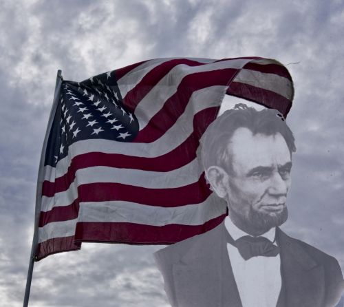 Abraham & Nbsp,  Lincoln,  Amerikiečių & Nbsp,  Vėliava,  Patriotas,  Mus,  Prezidentai & Nbsp,  Diena,  Lincoln & Nbsp,  Gimtadienis,  Amerikietiška Vėliava Ir Lincolnas