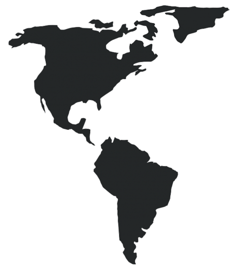Americas,  Žemėlapis,  Amerikietis,  Žemynai,  Geografija,  Be Honoraro Mokesčio