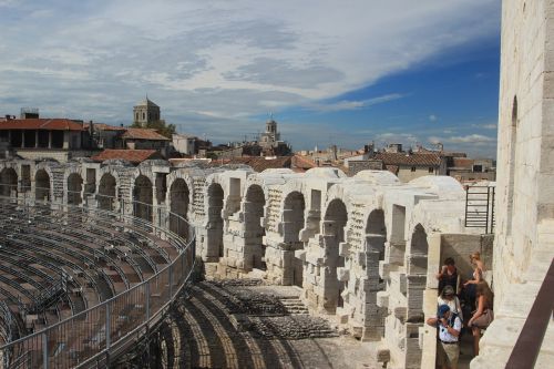 Amfiteatras, Provence, Architektūra, Arles, Romėnų