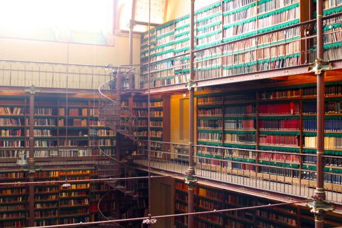 Amsterdamas, Holland, Muziejus, Biblioteka
