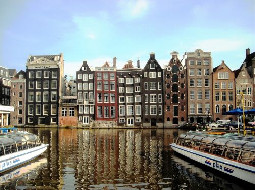 Amsterdamas, Holland, Valtys, Upė