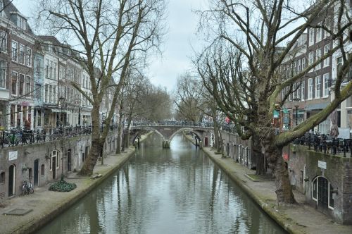 Amsterdamas, Kanalas, Miestas, Nyderlandai, Kelionė, Gatvė, Upė, Istorinis, Tiltas, Atspindys