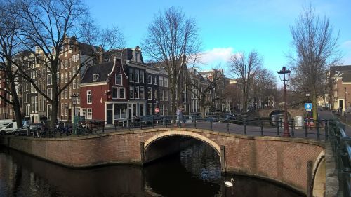 Amsterdamas, Nyderlandai, Kanalas, Olandų, Holland