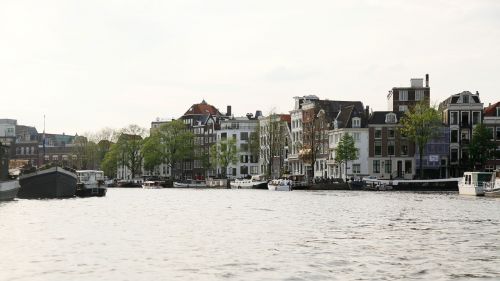 Amsterdamas, Kanalas, Nyderlandai, Valtis