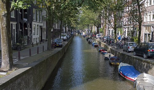 Amsterdamas,  Kanalas,  Kanalai,  Kanalas,  Vandens,  Miestas,  Valtys,  Nyderlandai,  Olandija,  Poilsinė