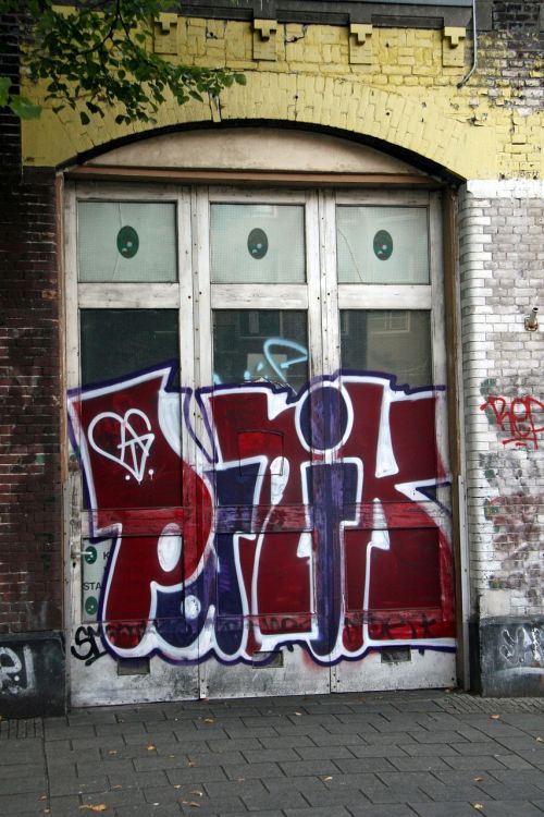 Amsterdamas, Nyderlandai, Gatvės Scenos, Gatvė, Durys, Grafiti