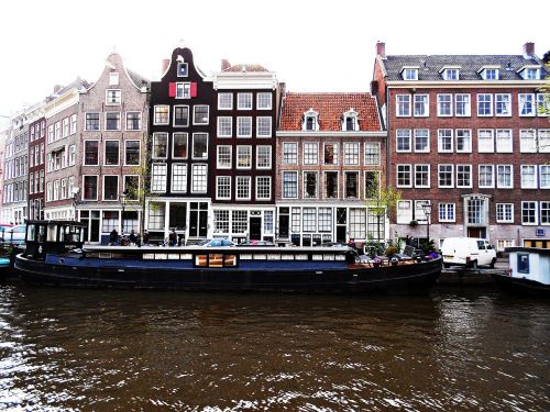Amsterdamas,  Nyderlandai,  Kanalas,  Turizmas
