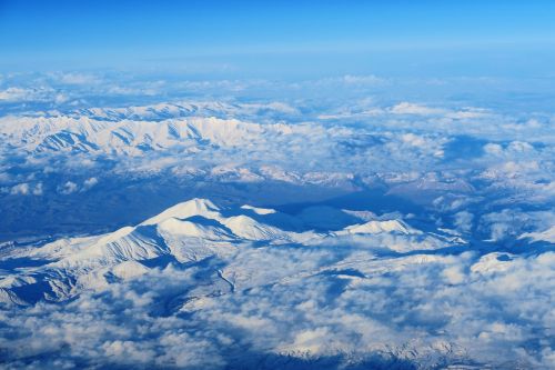 Anatolija, Snieginiai Kalnai, Debesys, Žiema