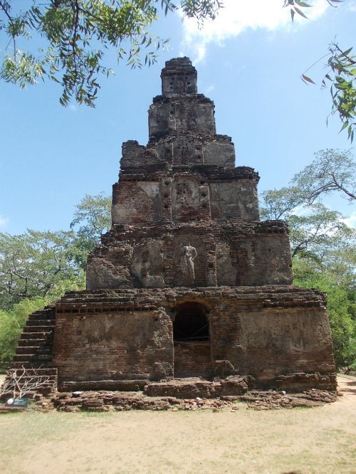 Senovės, Griuvėsiai, Šri Lanka, Polonnaruwa, Watadageya, Senoji Šventykla