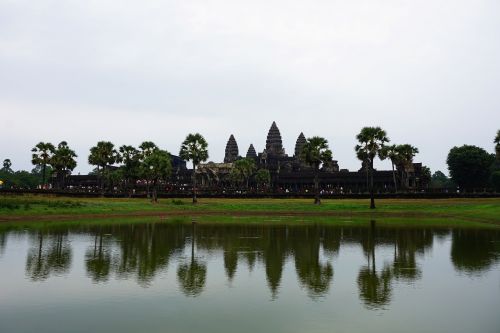 Senovės,  Kambodža,  Siem Grižti,  Vanduo,  Kelionė,  Atspindys,  Šablonas,  Be Honoraro Mokesčio