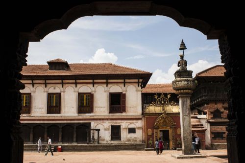 Senovės, Architektūra, Istorinis, Medinis, Statulos, Raižyti, Bhaktapur