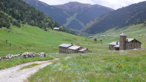 Andorra, Kalnai, Šventė, Pirėnai, Midi-Pirenejos, Gamta, Kraštovaizdis, Bažnyčia, Glen